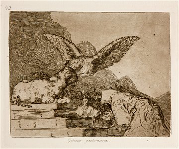 Prado - Los Desastres de la Guerra - No. 73 - Gatesca pantomima