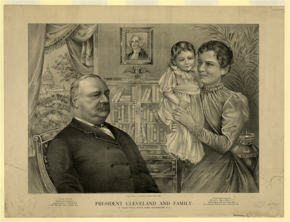 President Cleveland and family LCCN2003674216