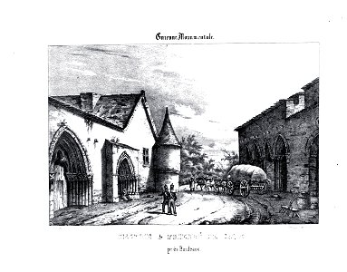 Prieuré de Cayac (Ducourneau 1842)