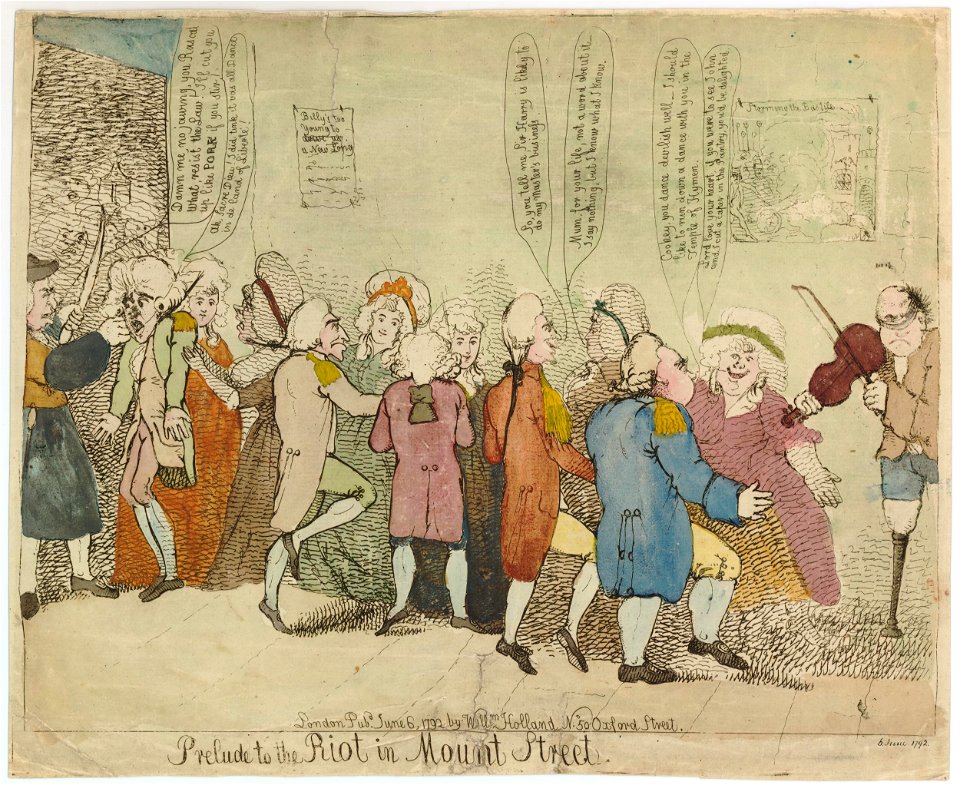 Prelude to the Riot in Mount Street (BM 1868,0808.10340)
