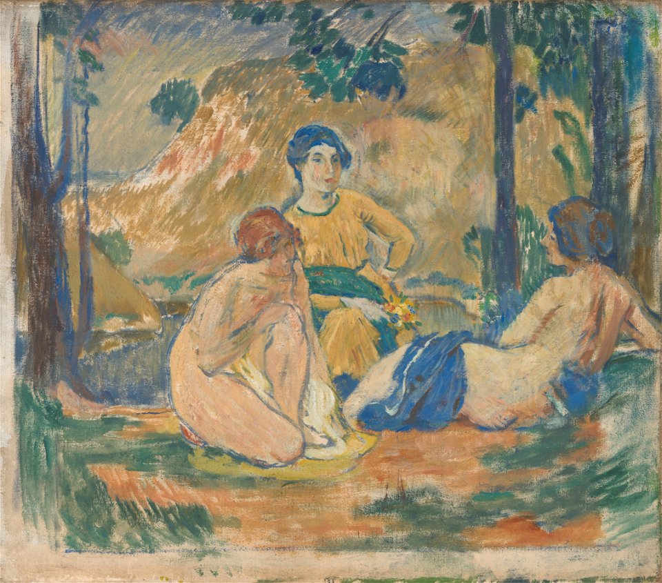 Jan Preisler - Bathing (1912)