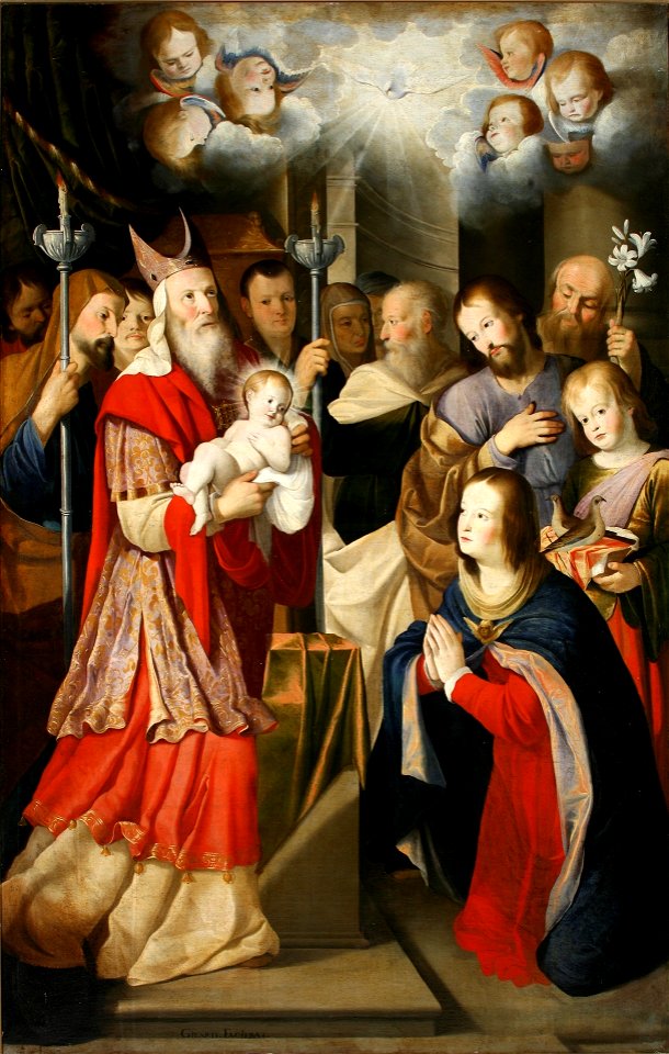Presentación de Jesús en el Templo, de Mateo Gilarte (Museo de Huesca)