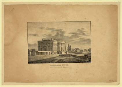 Presidents house - designed by Geo. Lehman, from Child & Inman's Press.. LCCN2003670315