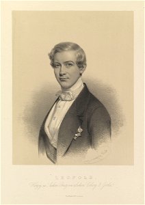 Prince Leopold of Saxe-Coburg and Gotha by Charles Baugniet, 1843