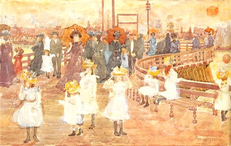Prendergast Maurice South Boston Pier 1895-97