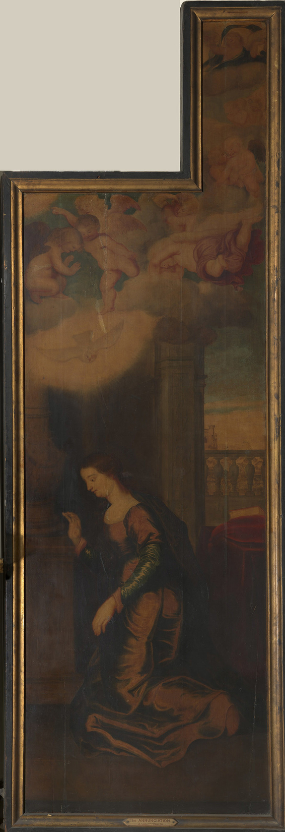 Previously attributed to Abraham van Dipenbeeck ('s-Hertogenbosch 1596 - Antwerp 1675) - The Virgin at the Annunciation - RCIN 406802 - Royal Collection