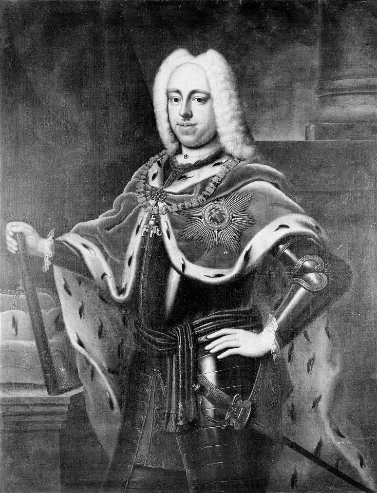 Previously attributed to Antoine Pesne (1683-1757) - Frederick IV, King of Denmark (1671-1730) - RCIN 404689 - Royal Collection
