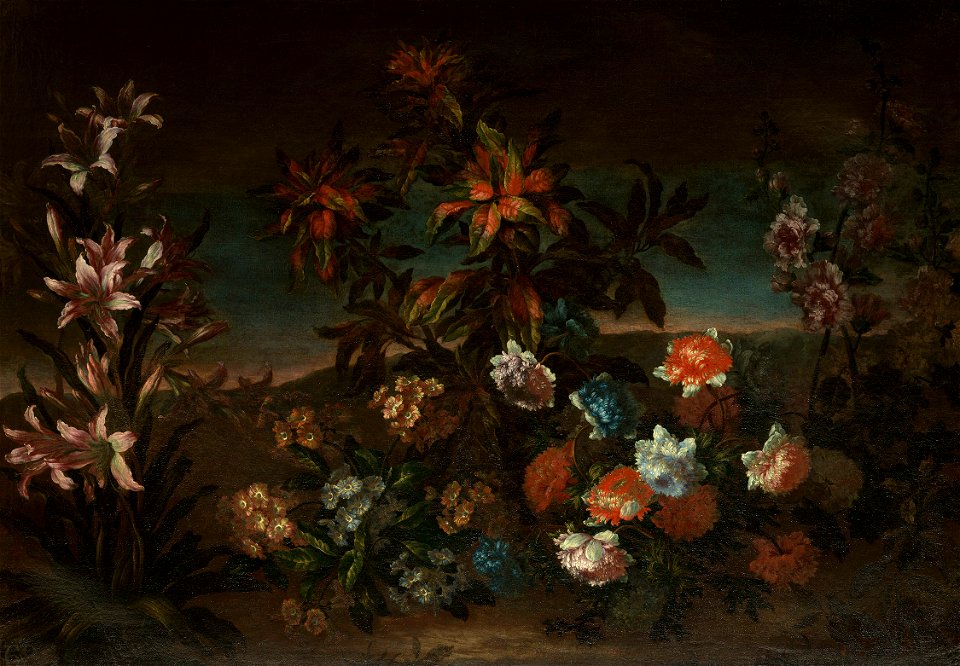Previously attributed to Jean-Baptiste Monnoyer (1636-99) - Still Life with Flowers - RCIN 402931 - Royal Collection
