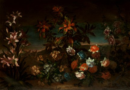 Previously attributed to Jean-Baptiste Monnoyer (1636-99) - Still Life with Flowers - RCIN 402931 - Royal Collection