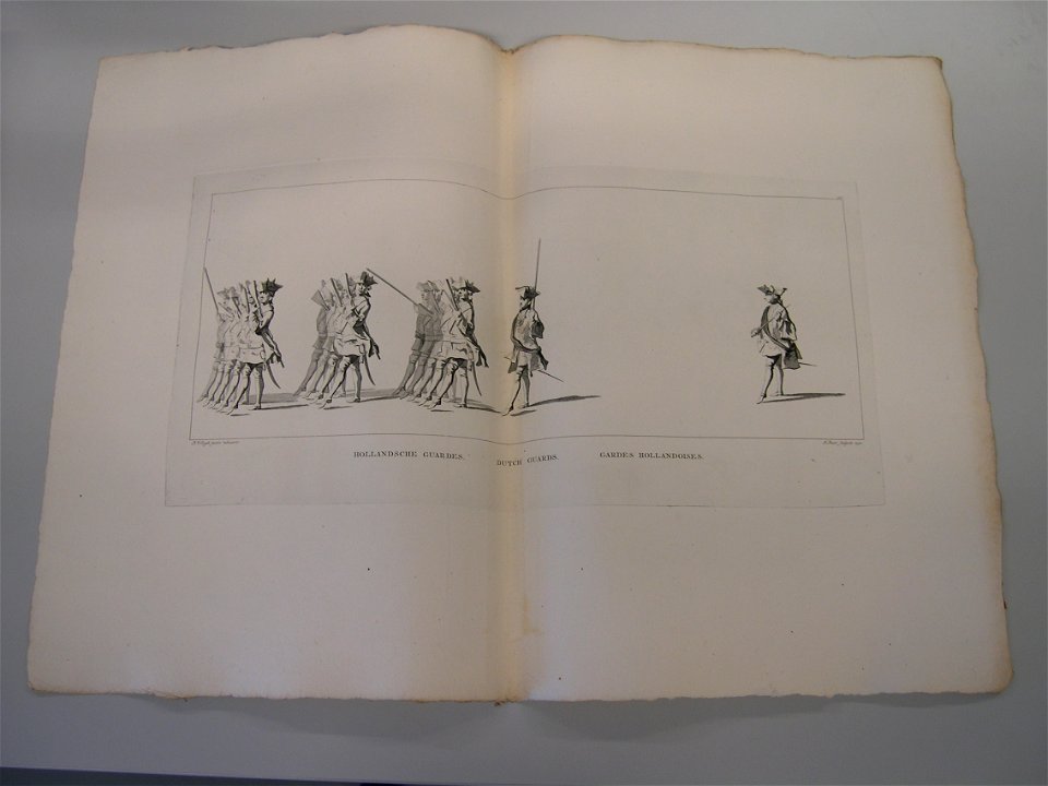Prent begrafenisstoet Willem IV, objectnr B 5330.11