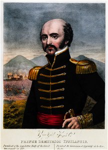 Prince Demitrios Ipsilantis, President of the Legislative Body of the Greek Government in 1822 - Friedel Adam De - 1830