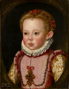 Previously attributed to the school of Jakob Seisenegger (1505-67) - Maria Christina, Archduchess of Austria (1574-1621) - RCIN 402956 - Royal Collection