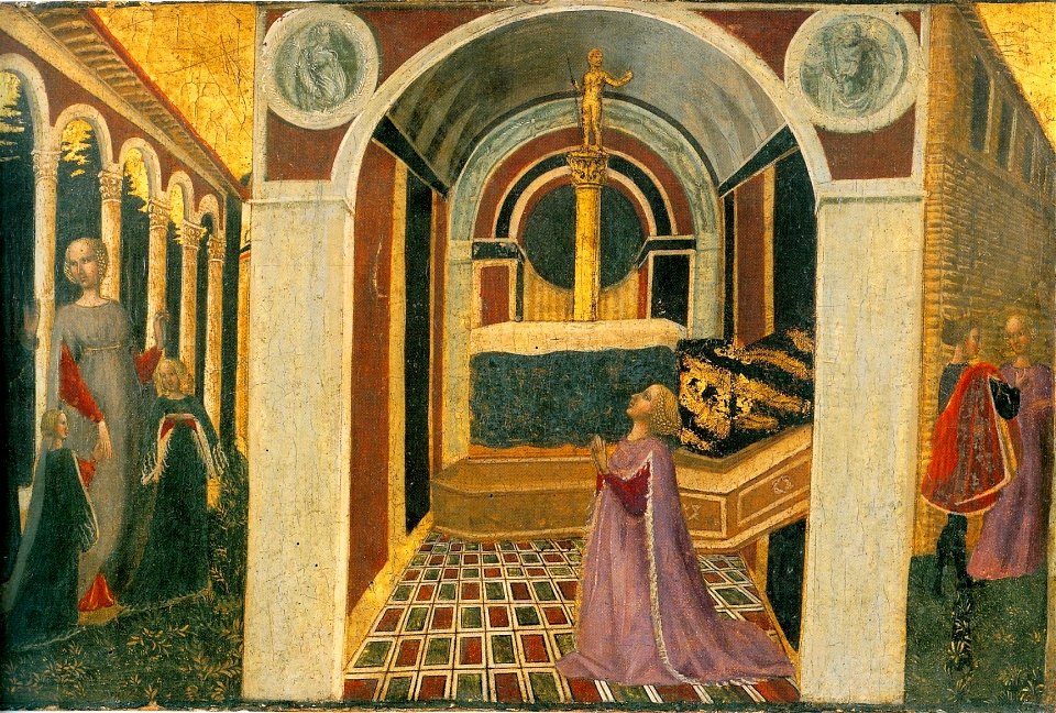 Priamo della Quercia. Scene from a Novella. Early 1440s. Philadelphia Museum of Art