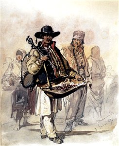 Preziosi - Cherry peddler, 1869