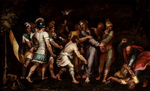 Prendimiento de Cristo, del taller de Luis de Vargas (Museo de Bellas Artes de Sevilla)