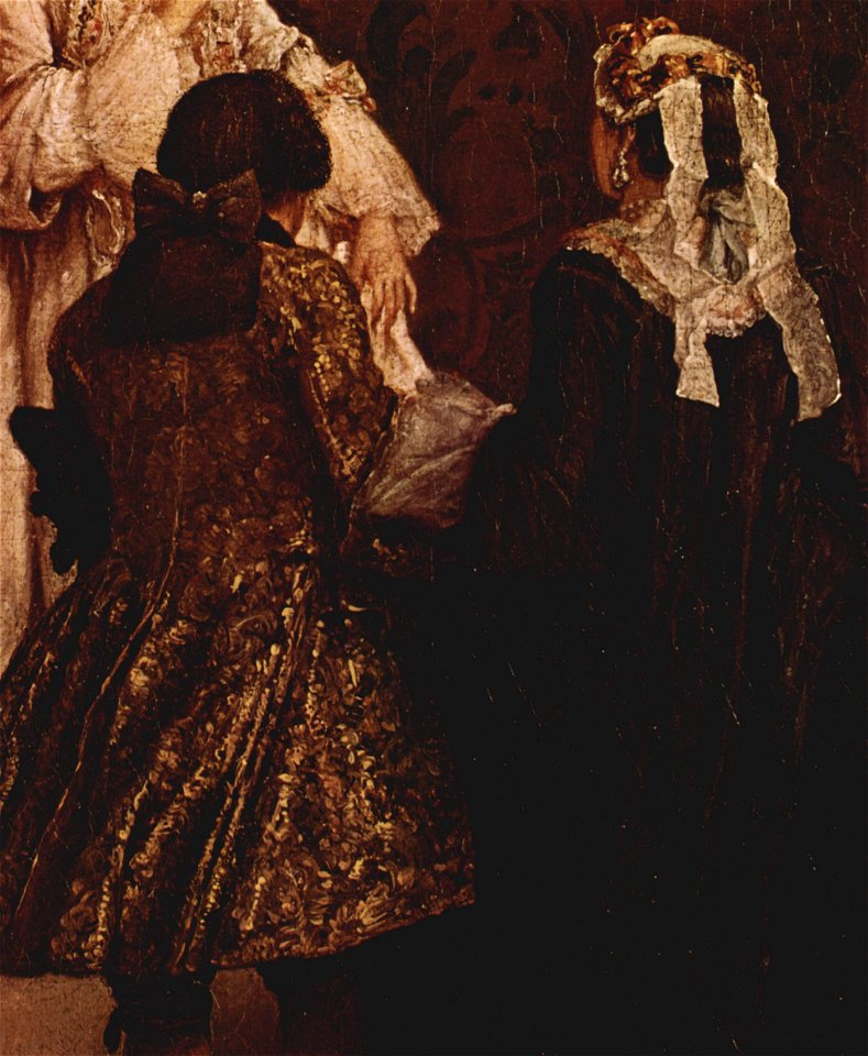 Presentation by Pietro Longhi - detail