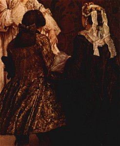 Presentation by Pietro Longhi - detail