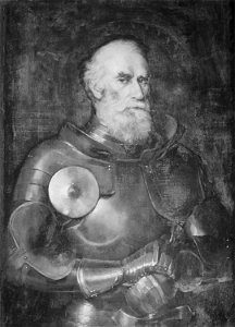 Princess Louise, Duchess of Argyll (1848-1939) - Colonel The Hon. Charles Hugh Lindsay (1816-1889) as a Knight in Antique Armour - RCIN 406529 - Royal Collection