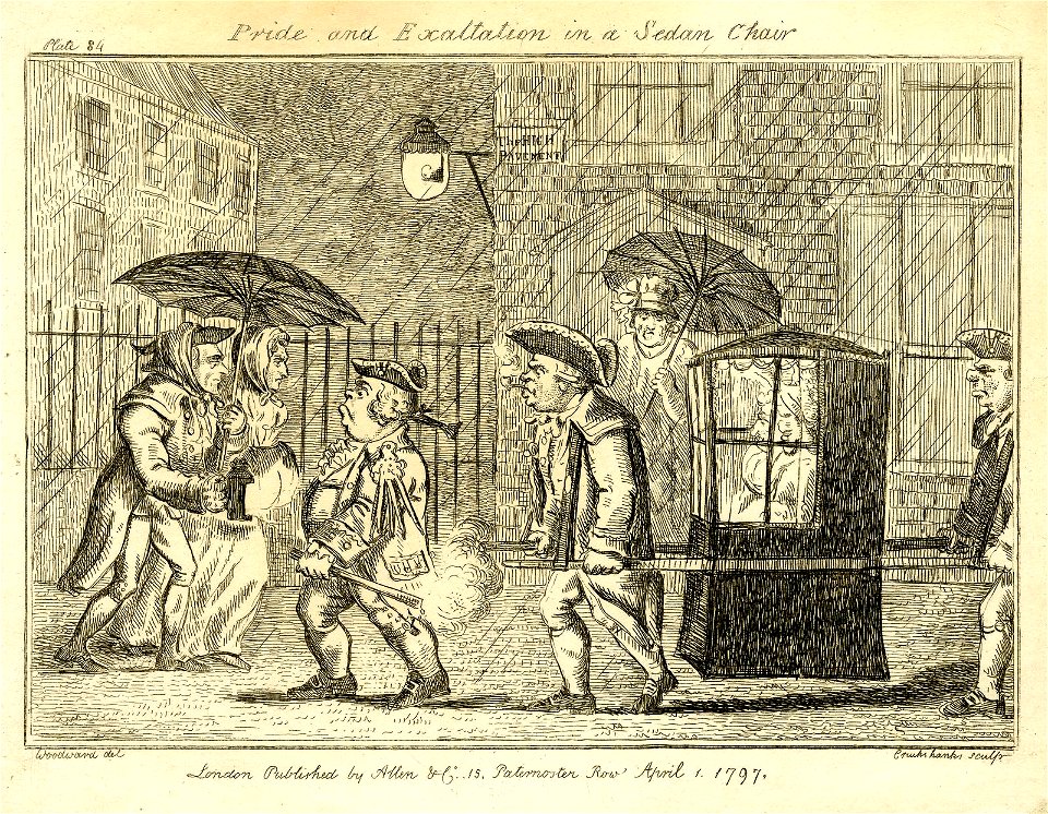 Pride and exaltation in a sedan chair (BM 1878,0112.165)