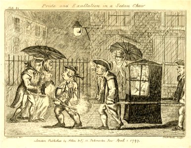 Pride and exaltation in a sedan chair (BM 1878,0112.165)