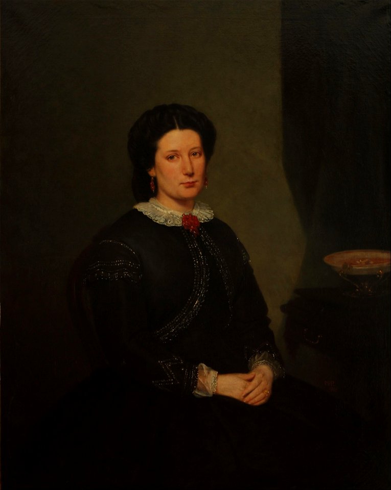Prilidiano Pueyrredon - Retrato de la Señora Adela Eastman de Barros - Google Art Project