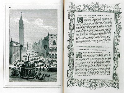 Prima prospettiva della piazza di S Marco - Vecellio Cesare - 1860