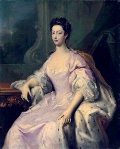 Princess Caroline Elizabeth (1713-1757), by Jacopo Amigoni. Free illustration for personal and commercial use.