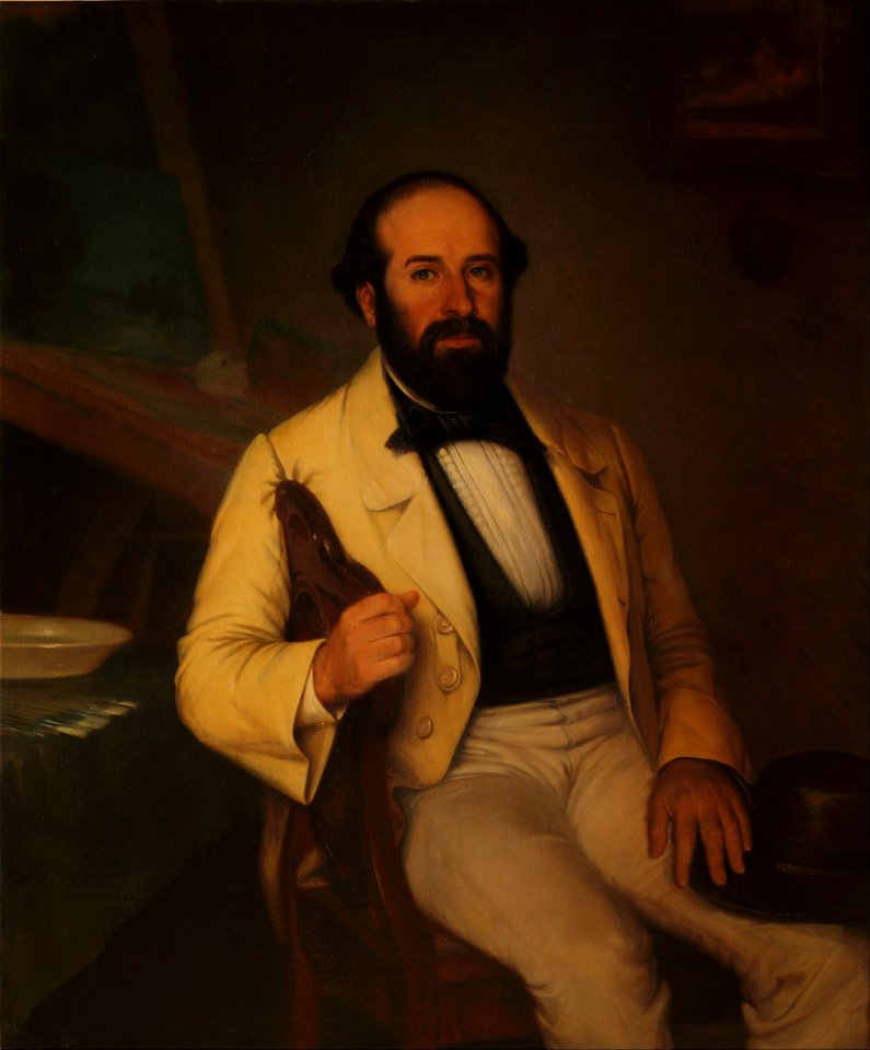 Prilidiano Pueyrredon - Retrato de Santiago Calzadilla - Google Art Project