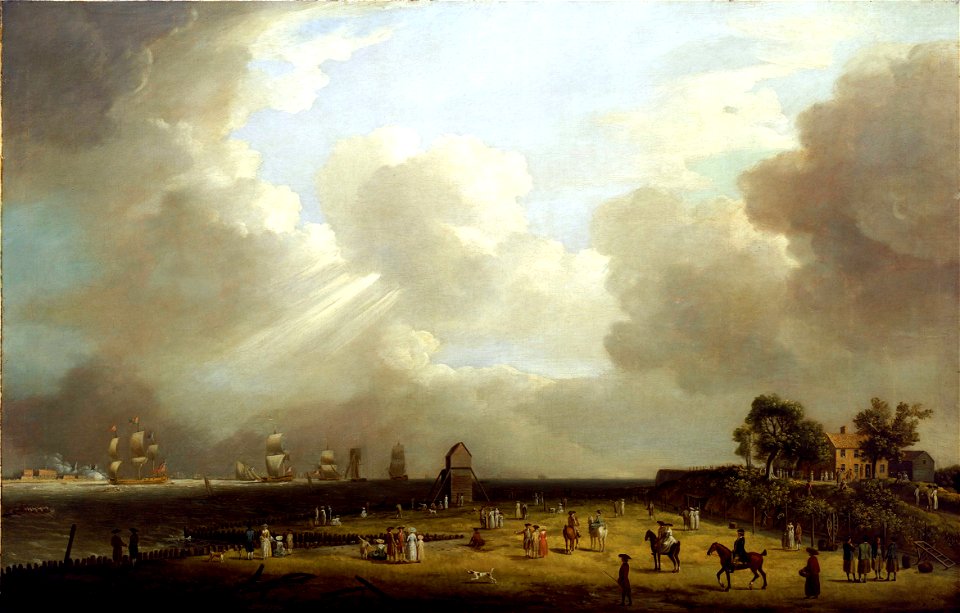 Princess Charlotte Arriving at Harwich, September 1761 RMG BHC0405