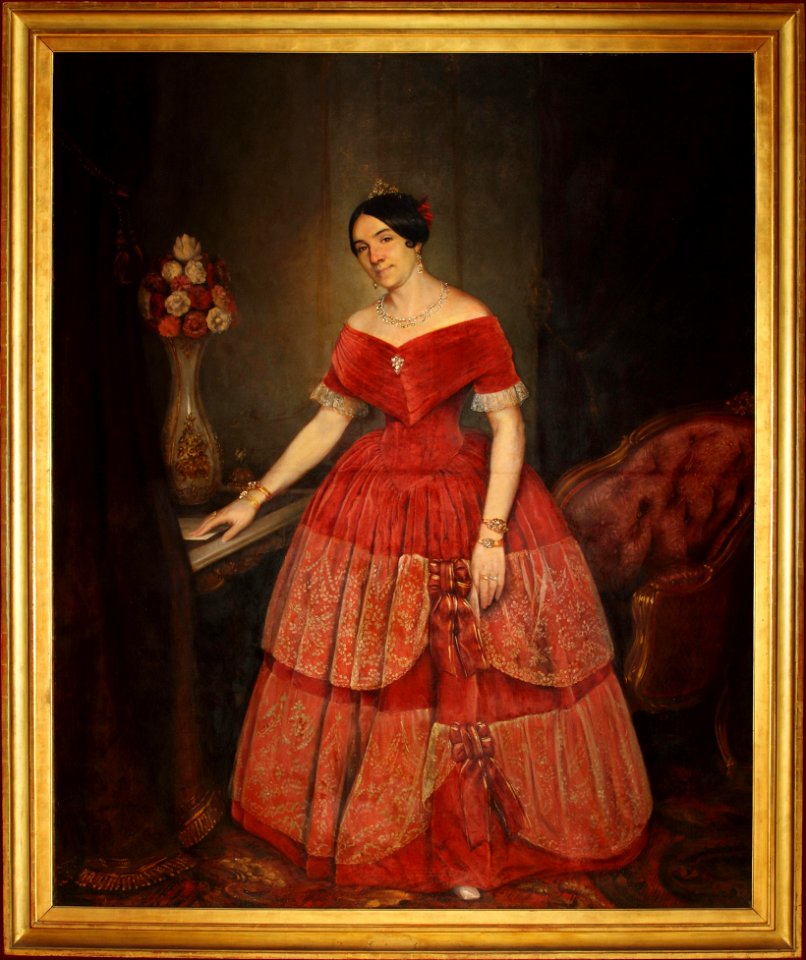 Prilidiano Pueyrredon - Retrato de Manuelita Rosas - Google Art Project