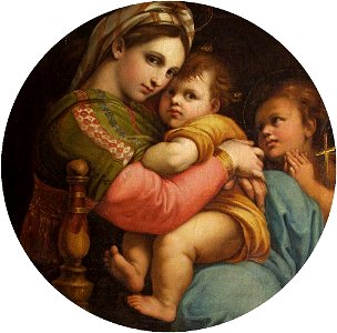 Prince Hoare the younger (1755-1834) - Madonna della sedia (copy after Raphael) - 732245 - National Trust