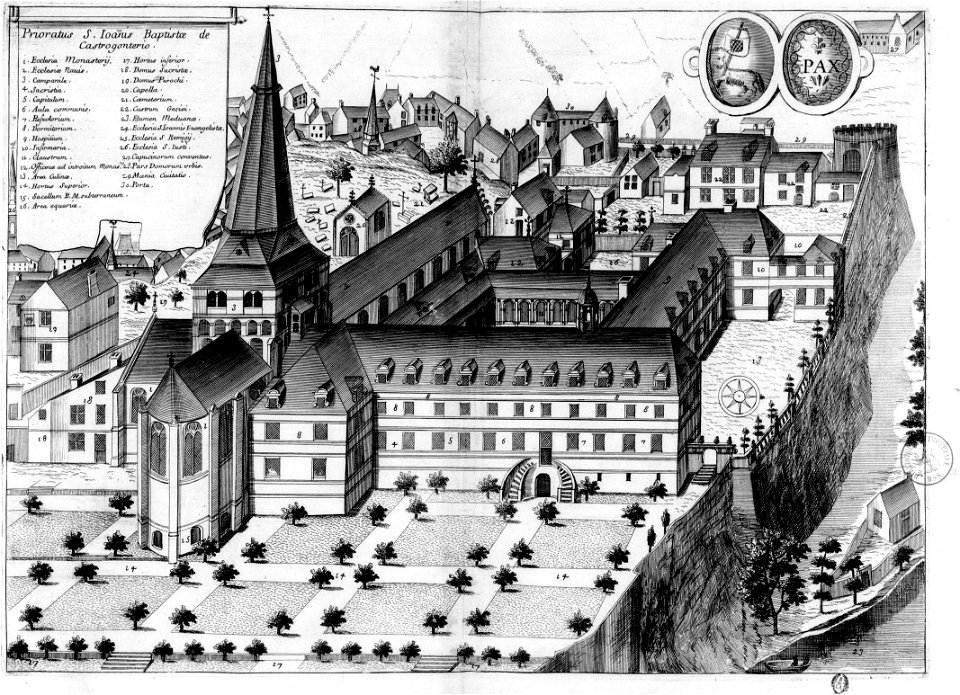 Prieuré Saint-Jean-Baptiste de Château-Gontier dans Monasticon gallicanum