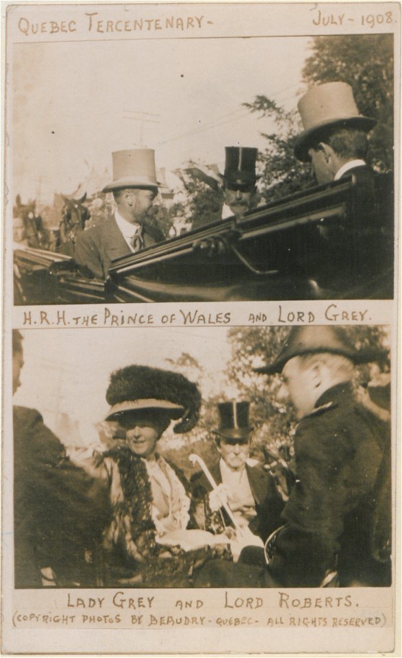 Prince of Wales party at the Quebec Tercentenary (HS85-10-19858)