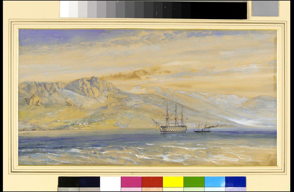 Prince Woronzoff's Palace Near Yalta on the South Coast of the Crimea RMG PY4044