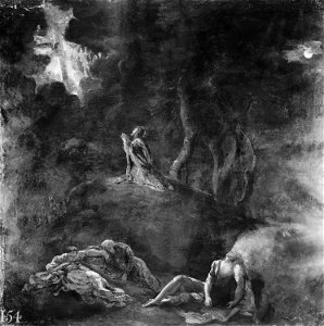 Previously attributed to Nicolas Poussin (1594-1665) - The Agony in the Garden - RCIN 406786 - Royal Collection