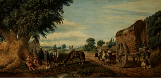 Prilidiano Pueyrredon - Un domingo en los suburbios de San Isidro - Google Art Project