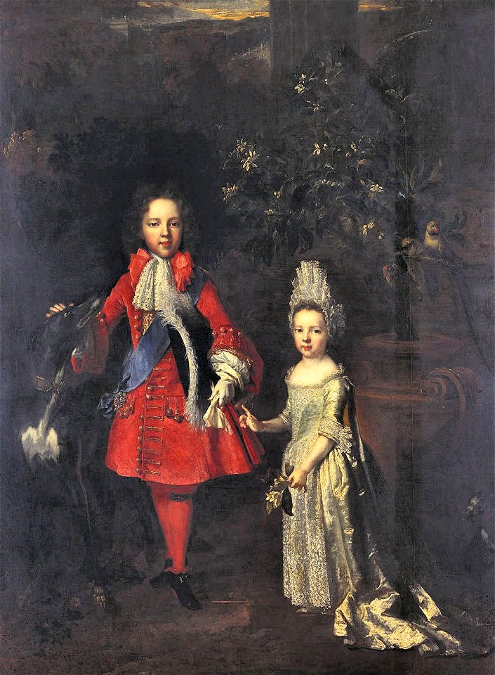 Prince James Francis Edward Stuart and Princess Louisa Maria Theresa 1690-99