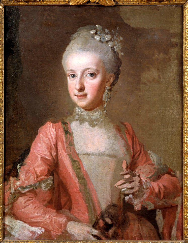 Princess Sofia Albertina of Sweden (1753-1829). Uncompleted (Lorens Pasch d.y.) - Nationalmuseum - 19399