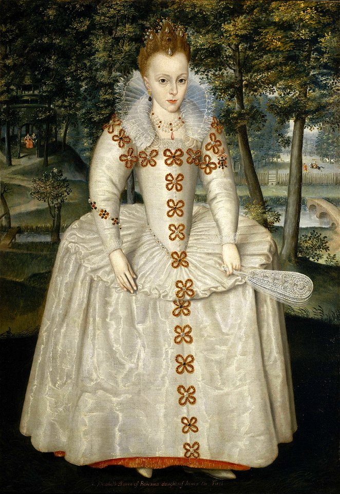 Princess Elizabeth (Elizabeth of Bohemia, 'The Winter Queen'), 1596–1662, aged seven RMG BHC4237