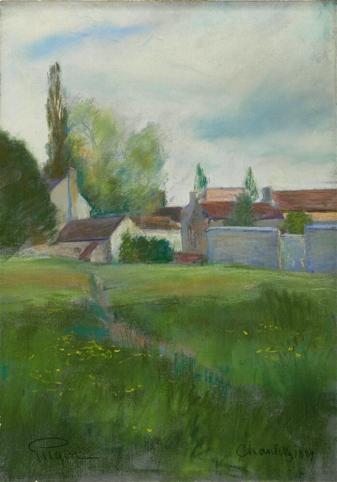 Prins Eugen - Village near Chantilly - NMB 1336 - Nationalmuseum