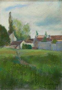 Prins Eugen - Village near Chantilly - NMB 1336 - Nationalmuseum