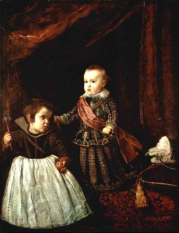 Prince Baltasar and dwarf