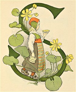 Prinsarnes blomsteralfabet S