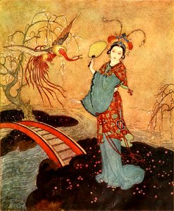 Princess Badoura, a tale from the Arabian nights - Dulac frontispiece