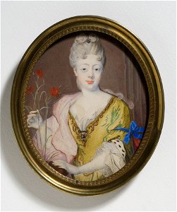 Prinsessan Teresa Kunigunda Sobieska (1676-1730), gift med Maximilian II Emanuel - Nationalmuseum - 138649. Free illustration for personal and commercial use.
