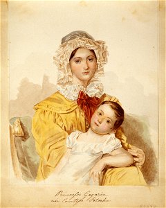 Princess Gagarin (c. 1820, Middleton Album)