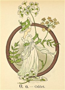 Prinsarnes blomsteralfabet O