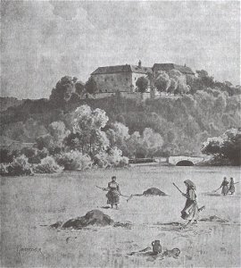 Pribyslav Castle by Karel Liebscher