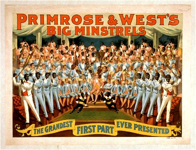Primrose & West's Big Minstrels LCCN2014637007. Free illustration for personal and commercial use.
