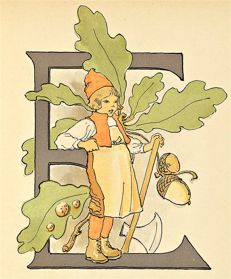 Prinsarnes blomsteralfabet E